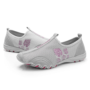 一脚蹬网眼鞋 女休闲夏季女网眼鞋中年女鞋板