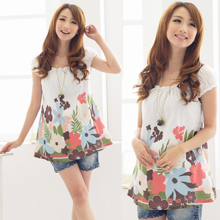 Women of Royal spring/summer maternity dresses summer Korean women short-sleeved shirt women t-shirt 12,189
