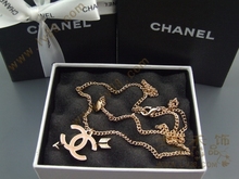 Europeos y americanos grande doble C de Chanel Chanel collar collar de piedra con mandril estándar multi-color de los modelos con un embalaje