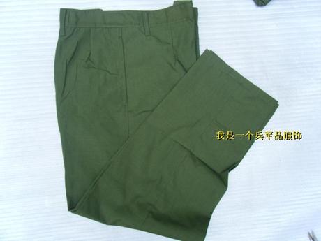 裤子 男女演出裤 绿色军裤 舞蹈服装 男裤女裤(