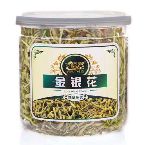 艺福堂花草茶 2012新茶 特级金银花茶 正宗 河南封丘金银花 50克