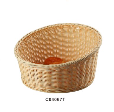 Promotion!Rattan circular Oblique bread Basket Fruits Basket Cakes and Pastries Baguettes C04067/8in the Tableware , Tableware , Fruit bowl/Fruit plate/Hamper category - from Buy2taobao.com to provide professional Taobao agent buy service