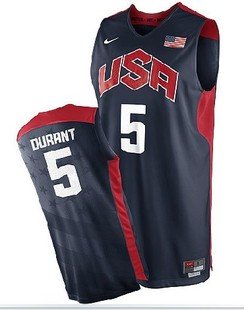 NBA篮球服 美国国家队梦十 杜兰特5号球衣 梦