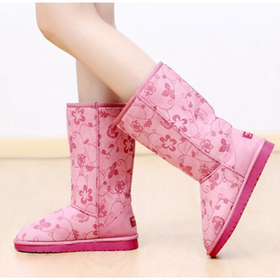  包邮 远港新款正品冬靴女士雪地靴女 保暖女靴子加厚棉鞋中筒靴