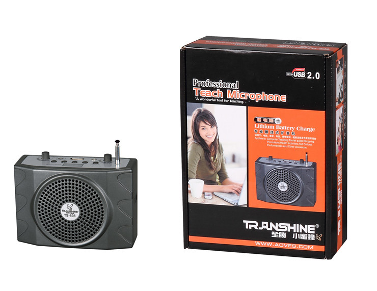 包邮  898 小蜜蜂扩音器 正品 U盘  扩音器 教学 无线 腰 挂 晨练