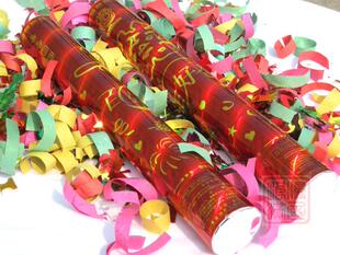 促销 结婚礼花 60cm婚庆礼花 庆典派对礼炮圣诞新年礼宾花80cm