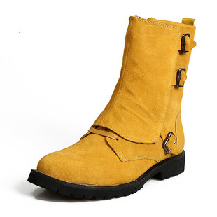  男靴子时尚靴韩版潮流短靴英伦牛仔靴真皮靴高帮军靴马丁靴机车靴