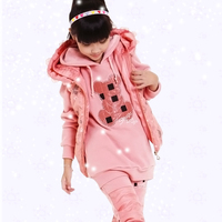 <em>女童</em>秋冬款童装<em>套装</em>2013新款韩版儿童三件套