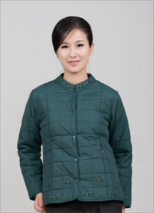 中老年秋装女外套大码妈妈装中短款棉服棉衣小