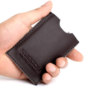 [KUEGOU] pure cowhide concise practical card bag can put id CARDS KB-