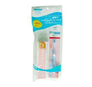 热销宝宝牙刷牙膏 宝宝牙膏儿童牙刷组(0-2岁)