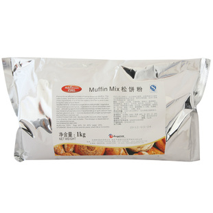  商城㊣安琪百钻 松饼粉Muffin预拌粉 1千克 松饼、铜锣烧、华夫饼