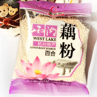  杭州特产 早餐必备 醇香园西湖藕粉 百合味 约30g