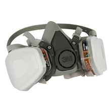 3M 6200防毒面罩 防毒面具7件套 喷漆 正品3M 6200+6001防毒口罩