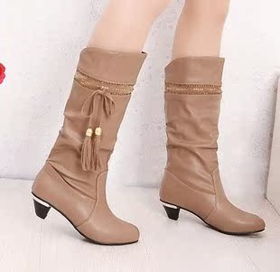 春秋中筒靴 中靴...