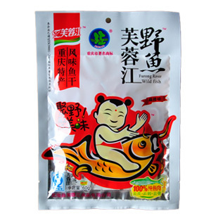  重庆特产 芙蓉江风味野鱼干 麻辣口味 60克