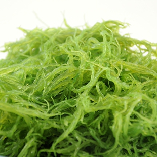  3包包邮 盐渍 腌渍海发菜/龙须菜 海野菜 绿藻 1斤装 泡开一大盆