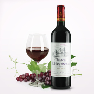  【酒美】法国波尔多进口红酒 雷里松堡AOC干红葡萄酒红酒 包邮