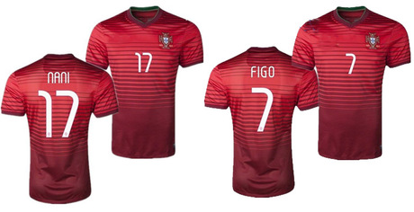 2014世界杯葡萄牙球衣葡萄牙队足球服短袖套