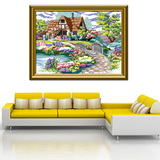 CCS 十字绣风景 梦中家园 客厅大画系列 小桥流水 新款 正品牌