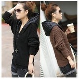 淘宝购物蝙蝠型<em>开衫</em>包邮大牌范 优质毛线编织