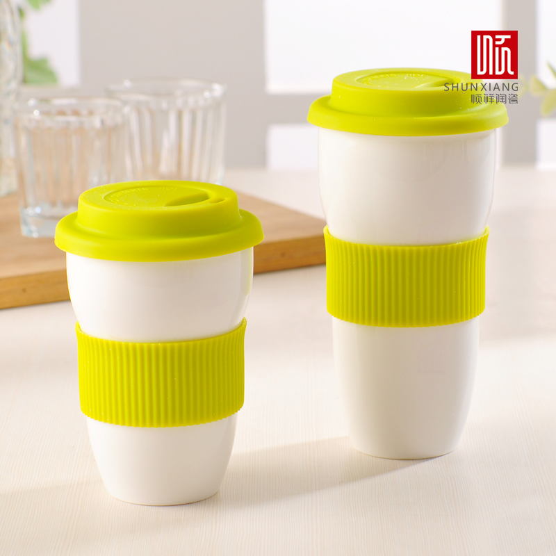 特价促销 正品顺祥维纳斯硅胶对杯 情侣环保陶瓷水杯茶杯口杯送盖 特价促销 正品顺祥维纳斯硅胶对杯 情侣环保陶瓷水杯茶杯口杯送盖