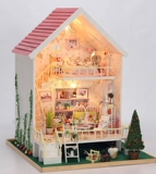 淘金币 diy小屋 超大型别墅 最新款 甜蜜心语 送工具套