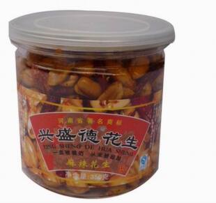  兴盛德 麻辣花生 350克瓶装 部分地区6瓶包邮