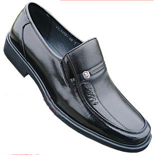  [天天特价]新品 正品老人头真皮正装男皮鞋头层牛皮商务