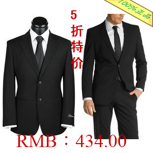  意大利进口正品Armani/阿玛尼男士西装套装 修身商务西服婚礼宴会