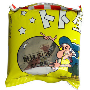  经典怀旧零食 卜卜星18g 香辣味 0.9元/袋膨化食品你还记得吗？