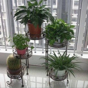  【包邮】花架/阳台花架/花盆架/落地/仿古花架/铁艺/五层/特价