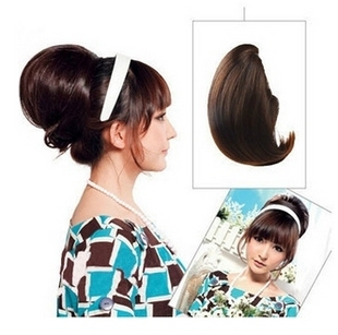 Dikalan wig-Princess Bride letting  buckle spathe Hepburn head