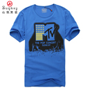 山凯男装 时尚印花纯棉青年韩版修身衣服 潮男士夏装圆领短袖t恤 山凯男装 时尚印花纯棉青年韩版修身衣服 潮男士夏装圆领短袖t恤