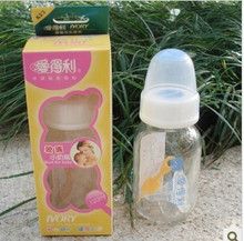 冲冠特价秒杀 爱得利标准口径玻璃奶瓶120ml 爱得利奶瓶A23 0.15