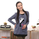 Female Royal maternity dresses of spring clothing Korean summer coat pattern t-shirt pregnant women cartoon girl 11,200