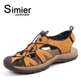 Breathable men's shoes new Simier Smeall cattle leather shoes casual shoes Sandals shoes outdoor Beach 70,328