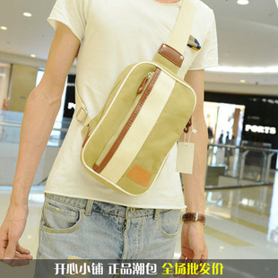  新款日韩版男包包男士休闲小包时尚潮男腰包胸包单肩斜背包