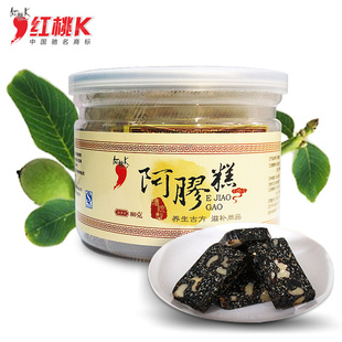  红桃k 山东正品 即食阿胶糕 固元膏 固元糕 养生阿胶膏80g