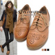 single British wind restoring ancient ways, Europe and America street snap hollow out Oxford shoe department of carve patterns or designs on woodwork with recreational shoe female leather shoes si