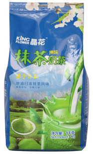  晶花抹茶奶茶 原味抹茶奶茶粉 源自日本宇治 地道日式抹茶风味