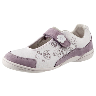 Decathlon youth walking shoes leisure shoes NEWFEEL KITAMBO WHITE VIOLET