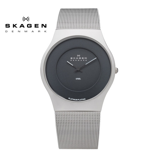 Skagen 诗格恩 Denmark 极简系列 233XLSBPL  男士超薄腕表