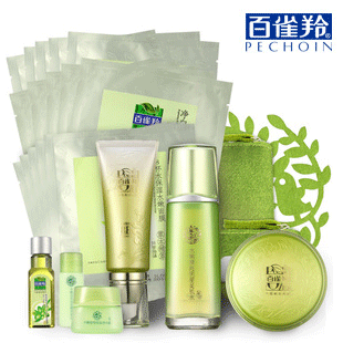 百雀羚精纯润肤修容奢华套装/BB霜面霜美肌水乳面膜/包邮