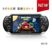 全新上市 JXD S5110 安卓4.0智能游戏机psp 5寸高清电容屏