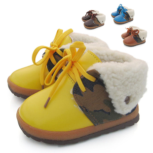  秋冬新款 婴儿鞋子 学步鞋软底婴儿鞋男女0-1岁宝宝鞋子棉鞋