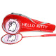 超可爱hello kitty大红色羽毛球拍出口台湾版