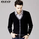 奴加绒加厚保暖羊毛衫 植绒圆领针织<em>男毛衣</em>h3