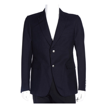 Gucci/古琦 正品 男式深蓝色两扣休闲西服 255430 春夏新款