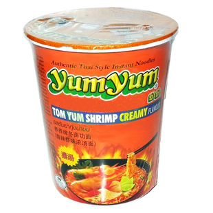  泰国进口方便面 养养牌冬阴功面 杯装泡面 酸辣虾味浓汤面 超酸辣